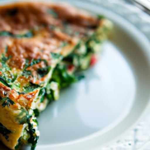 Wholesome Spinach and Feta Omelette: A Flavorful Delight
