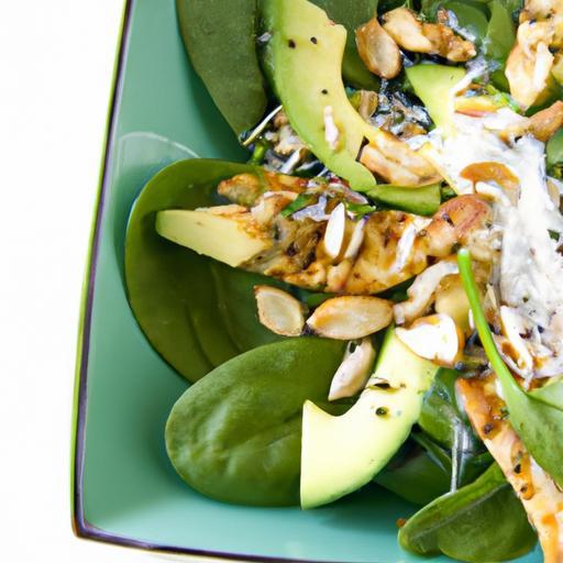 Zesty Chicken & Avocado Salad with Refreshing Lime Dressing