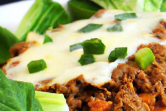 Savory Mexican Ground Beef with Spinach & Cheese Delight