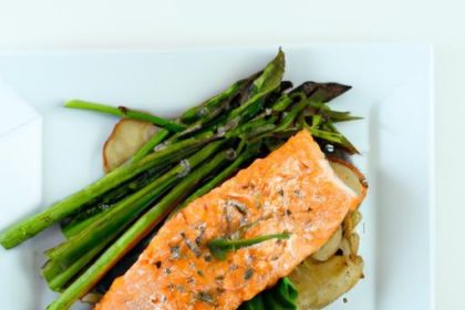 Nutrient-Packed Baked Salmon with Sweet Potato & Asparagus