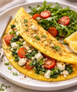 Feta Omlette