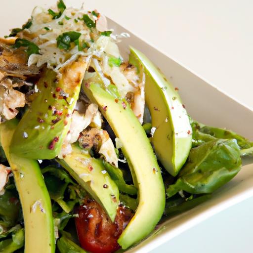 Zesty⁤ Chicken⁣ & Avocado Salad ​with Refreshing ‌Lime Dressing