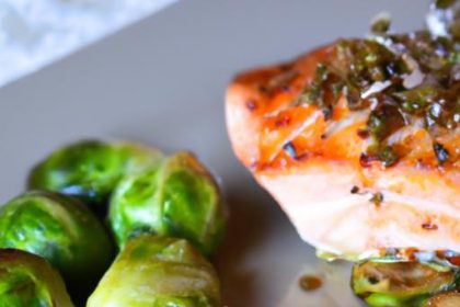 Savor Summer: Grilled Salmon Meets Roasted Brussels Sprouts