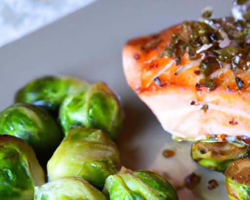 Savor Summer: Grilled Salmon Meets Roasted Brussels Sprouts