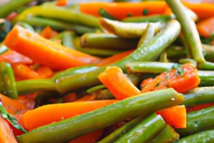 Crisp & Healthy: Air Fryer Roasted Green Beans & Carrots