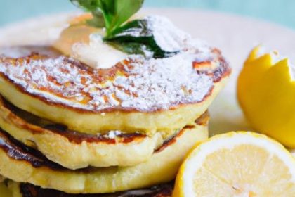 Bright & Fluffy Lemon Ricotta Pancakes: A Zesty Delight