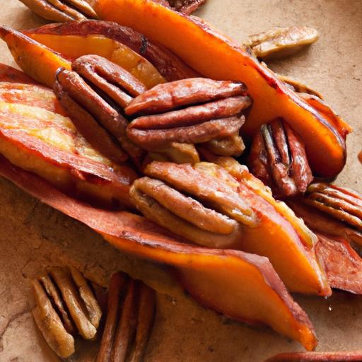 Nutty Bliss: Roasted Sweet Potatoes with Toasted Pecans