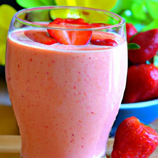 Power Up Your Day with a Refreshing Strawberry Protein Smoothie