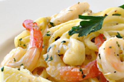 Zesty Lemon Garlic Shrimp Pasta: A Flavorful Seafood Twist