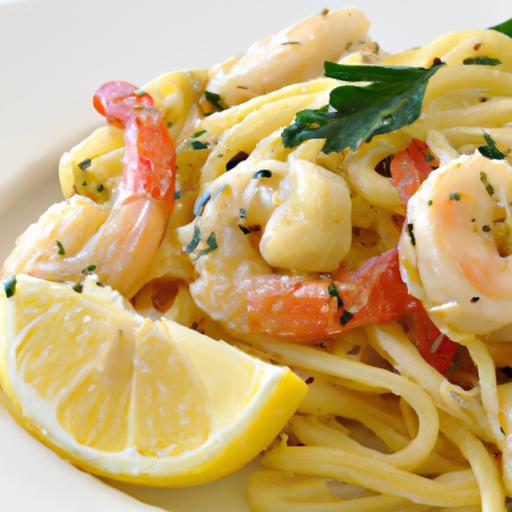 Zesty Lemon Garlic Shrimp Pasta: A Flavorful Seafood Twist
