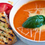 Ultimate Comfort: Tomato Basil Soup with Grilled Cheese Bliss