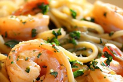 Savor the Flavor: Garlic Butter Shrimp Pasta Delight