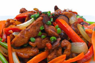 Savor the Zesty Flavors of Taiwan Spicy Ground Chicken Stir Fry