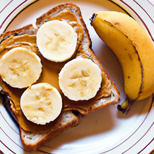Boost your Breakfast: Peanut Butter Toast with Banana Tips