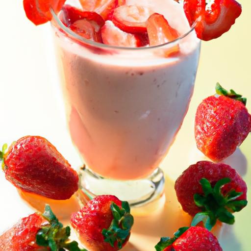Power Up Your Day with a Refreshing Strawberry Protein smoothie