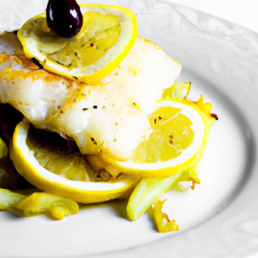 Zesty Baked Cod with Lemon: A Fresh Twist on Seafood Delight