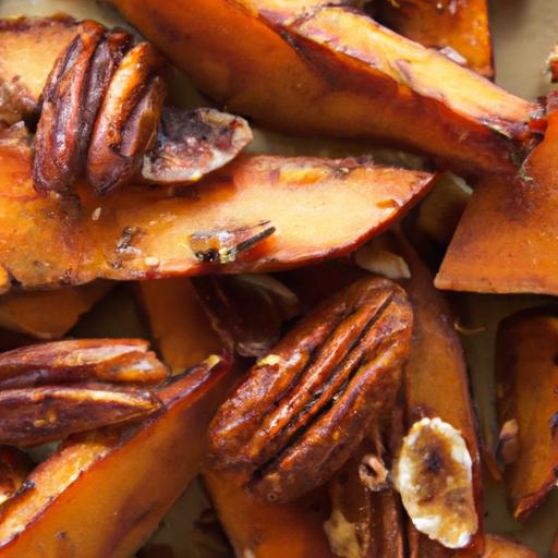 Nutty Bliss: Roasted Sweet Potatoes with Toasted Pecans