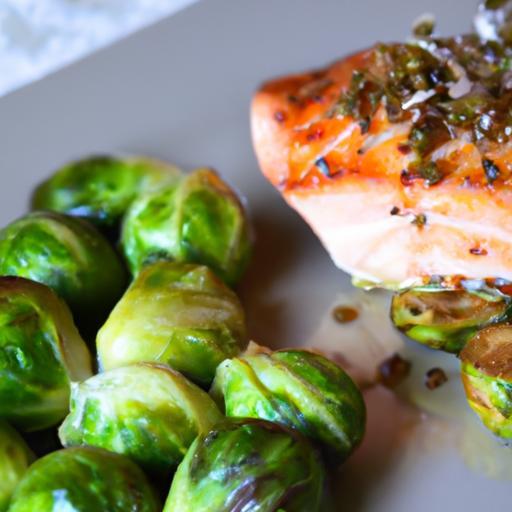 Savor Summer: Grilled Salmon Meets Roasted Brussels Sprouts