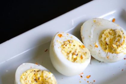 Spice Up Your Snack: Hard-Boiled Eggs with Paprika Flair