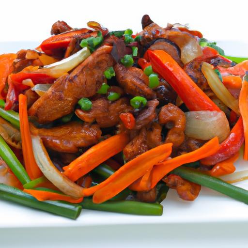 Savor the Zesty Flavors of Taiwan Spicy Ground Chicken Stir Fry