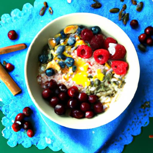 Energize Mornings: Overnight oats with Almond Butter & Berries